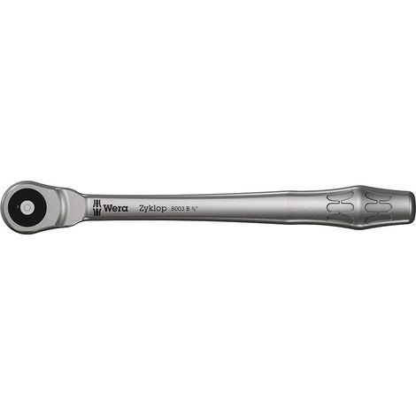 Cricchetto con levetta d'inversione 3/8 (10 mm) 222 mm Wera Zyklop Metal 8003 B 05004033001