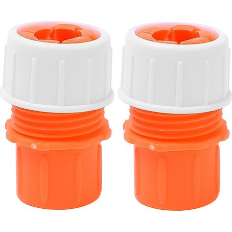Connettori rapidi universali per tubo dell'acqua con interfaccia per rubinetto in 2 pezzi, raccordi rapidi di non ritorno per irrigazione, accessorio per tubo da giardino (1/5)