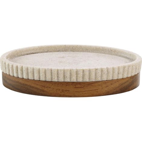Porte Savon Design "Niagara" 14cm Naturel (1/3)