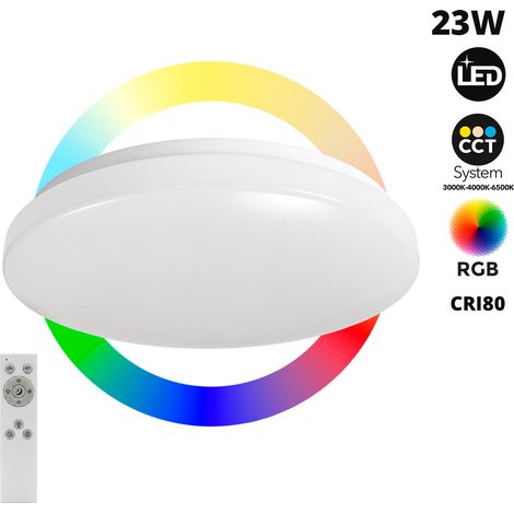Plafón LED De Techo Con Mando A Distancia - RGB + CCT - 23W