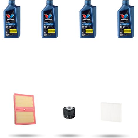 Kit tagliando 3 FILTRI e 4L OLIO compatibile con Skoda Scala 1.0 TSI 70kw Dal 2019 (1/5)