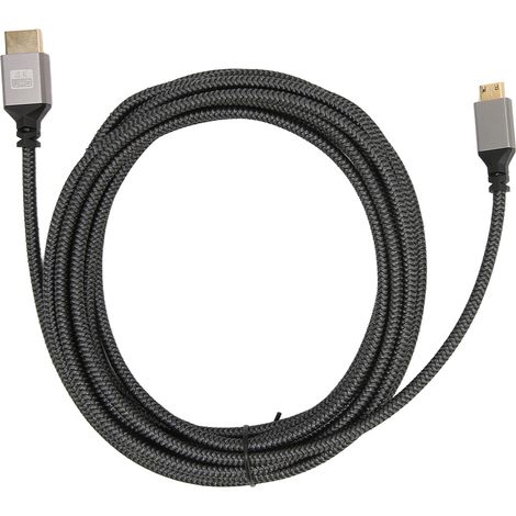 HD-Multimedia-Schnittstellenkabel, High-Speed 4K 60Hz, geflochten, Stecker auf Stecker, 5 m, für Computer, TV und Monitor (1/5)