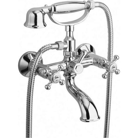 Sapho Reitano Rubinetteria Antea - Miscelatore per vasca da bagno, con accessori, cromo 3011