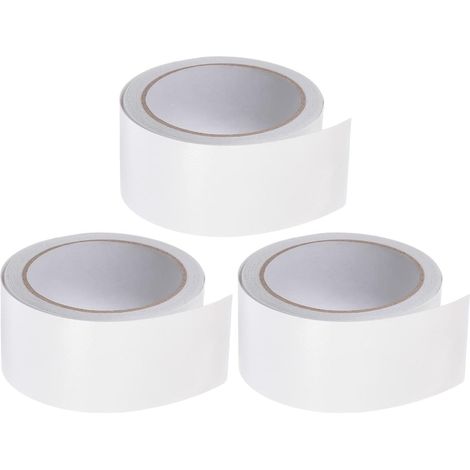 sourcing map Lot de 3 bandes adhésives réparation pour bâche en tissu, 5 cm x 4,5 m, universelles et