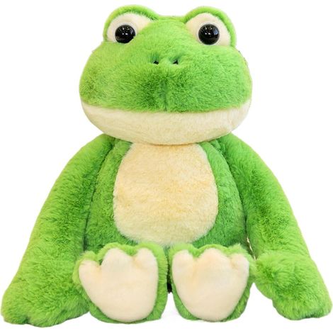 Grenouille en Peluche Main magnétique Douce et Mignonne de 35 cm Peluche grenouille Pour la chambre, salon, l'espace de , le canapé, la voiture, le lit, les , garçons et les filles (1/5)