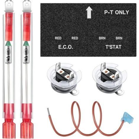 Arrêt thermique pour chauffe-eau avec kit d'assemblage de thermostat ECO, pièce de rechange homologuée UL compatible avec Atwood 91447 93866 (1/5)