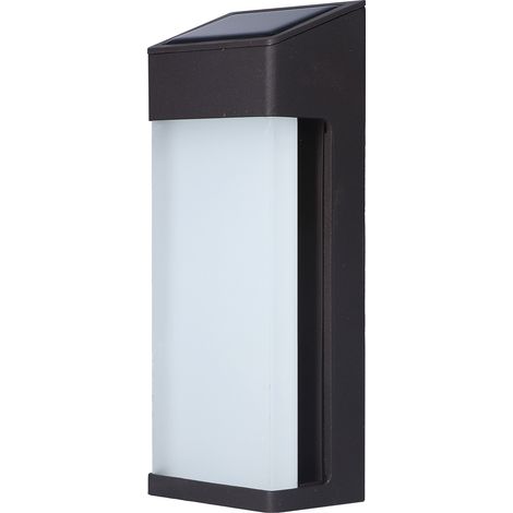 Solar-Wandleuchte LED-Glas, wasserdicht und rostfrei, energiesparend für die Außenbeleuchtung (1/5)