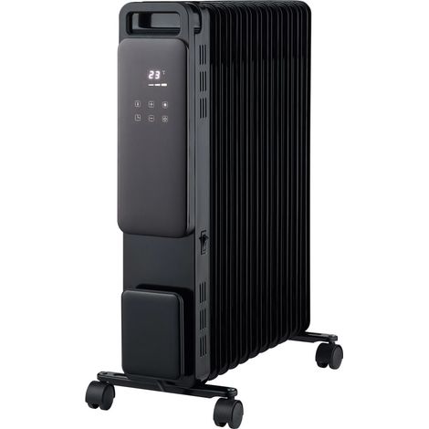 Radiatore a olio nero da 2500 W - CL.RADBH2500E - Confort Line