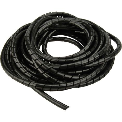 Unitec Spiralschlauch Ø 6 mm schwarz 10 m Spiralschlauch