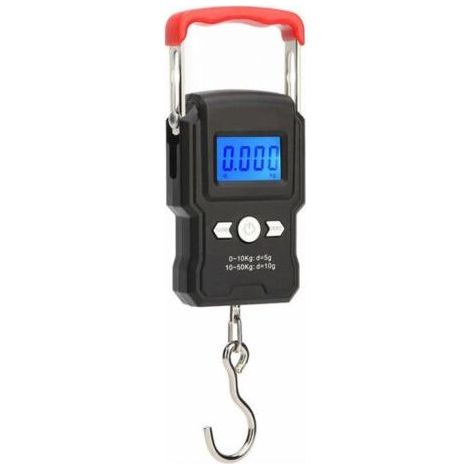 Balance A Crochet Suspendue, Double Precision, Retroeclairage De L'Ecran Lcd, 50Kg / 5G (1/5)