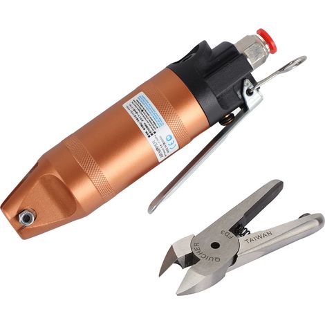 TARSHYRY Cisaillements en Métal, Coupe-carton HS10 Ciseaux Pneumatiques à Air Cisant 2,6 à 4,0 Mm Outil de Coupe en Plastique Ciseaux de Tapis pour Couper le Plastique, le Fer, le Cuivre, l'acier
