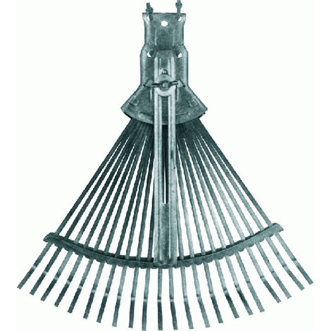 balai en mA tal rA teau 22 dents rA glables jardin pour herbe et feuilles pince de fixation