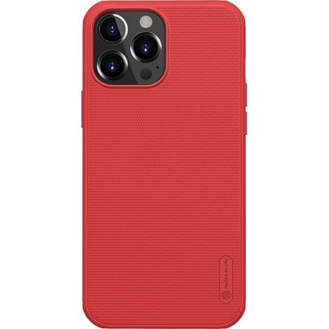 Nillkin Super Frosted Shield Pro - Custodia per Apple iPhone 13 Pro Max (rossa) (1/5)
