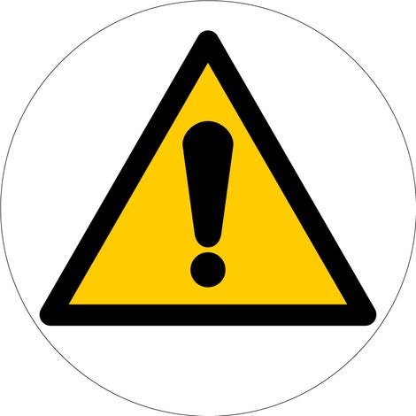 Panneau Danger général pour sol - Ø 450 mm - 4007083