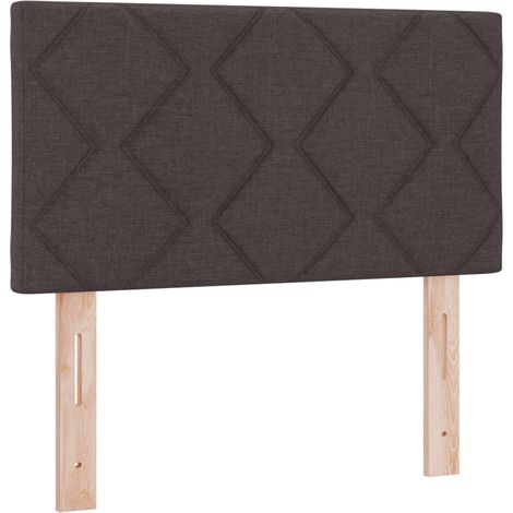 Maison Exclusive - Cabecero LED Marrón 80 cm tela