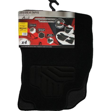 ARCOLL - 4 tapis Renault Mégane 3 de 10/08 à 2015 - Ce produit de marque ARCOLL est neuf.