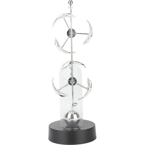 Elegantes Doppel-Delfin-Pendel, kreative Wohndekoration, originelles himmlisches ewiges Mobile fürs Büro, personalisiertes Ornament (Modell T905, ohne Batterie). (1/5)