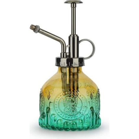 Glass Plant Watering Spray, 200ml Retro with Top Pump Watering Can, Mist Sprayer for Gardening Plants (1/5)