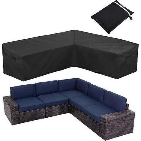 Housse de protection imperméable pour canapé d'angle extérieur