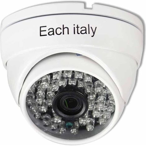 Telecamera dome ahd 3 mpx 48 led Ir infrarossi lente 3,6 mm 1080p visione notturna (1/3)