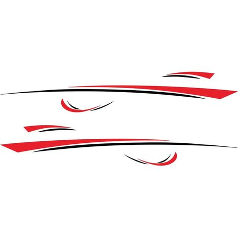 Autocollants décoratifs pour carrosserie de campeurs - Rayures - Images - Autocollant de décoration (1/4)