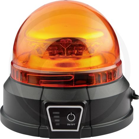 LED-Batterie Rundumleuchte 12 / 24 V Magnetbefestigung Landwirtschaftsmaschine (1/2)