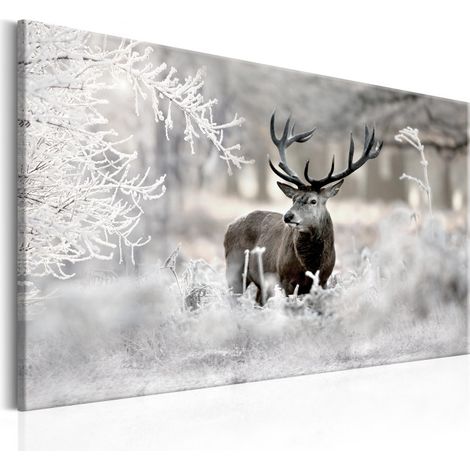 Tableau Imprimé "Lonely Deer" 60 x 90 cm (1/2)