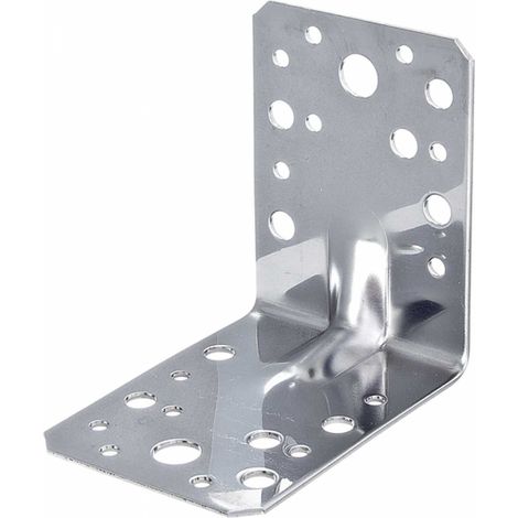 GAH Alberts Winkelverbinder mit Sicke 90x90x65mm mit CE-Nein Edelstahl blk (1/5)