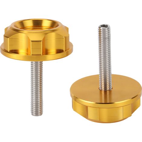 Lot de 2 embouts de guidon de moto CNC en alliage d'aluminium, compatibles avec Honda Z50J MONKEY DAX CT70 Z50R 50Gold (1/5)