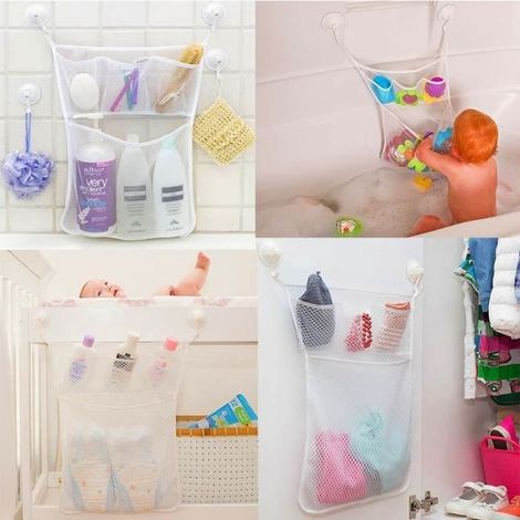 Filet de rangement à jouets pour le bain - Enfant - Blanc - A partir de 3 ans