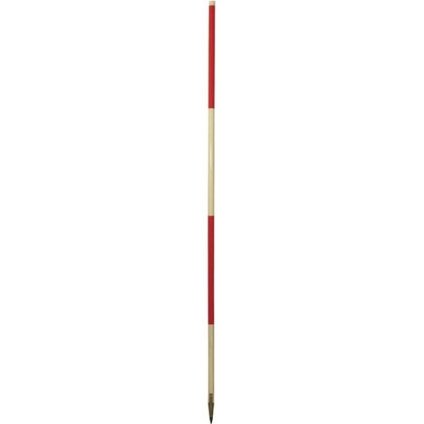 Jalon de signalisation rouge et blanc UNIVERSEL WB5090