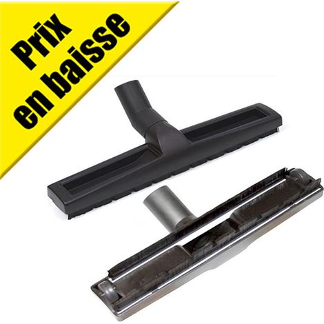 Brosse parquet et sols durs en nylon à roulettes 300 mm (1/3)