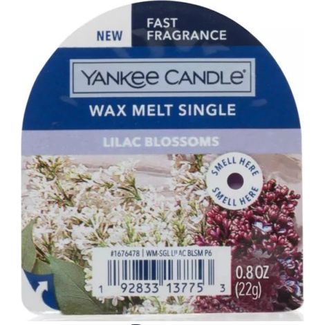 Vela Yankee Candle Classic Wax Lilac Blossoms 22g