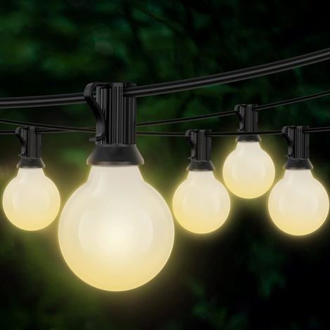 Éclairage LED extérieur 20 ampoules LED / Batterie 1200 mAh