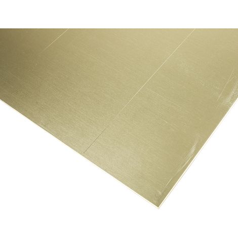 Rs Pro – Feuille de métal laiton 600mm x 300mm x 1.6mm – Épaisseur 1.6mm pour projets de bricolage – Haute durabilité et résistance