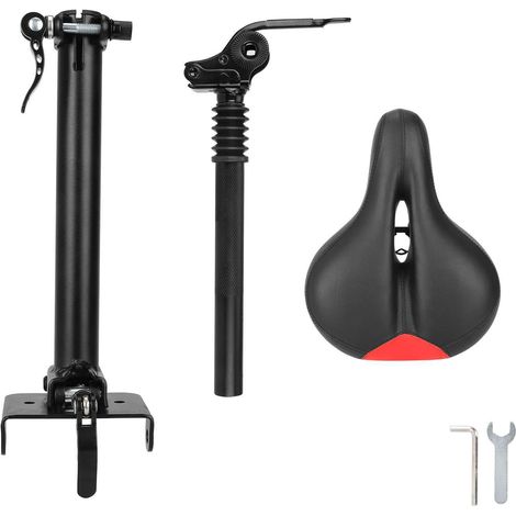 Breiter Sitz für den Kugoo M4 Pro Elektroroller, stoßdämpfender Sitz, höhenverstellbar, faltbar und stoßfest