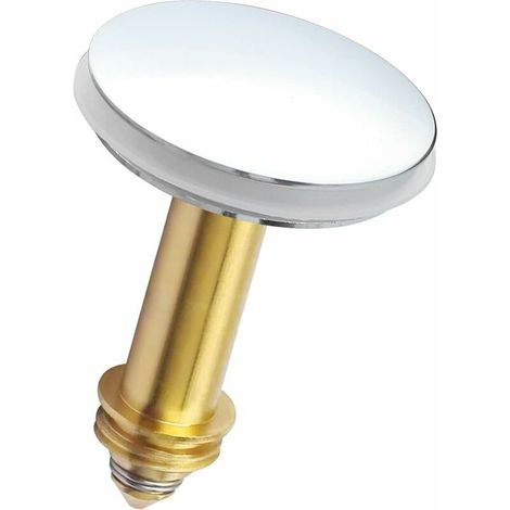 Bathtub Drain Plug Bathtub Drain Plug Chrome Pop Up Bath Plug Sink Plug for Bathroom and Kitchen, Diameter 38mm (1/5)