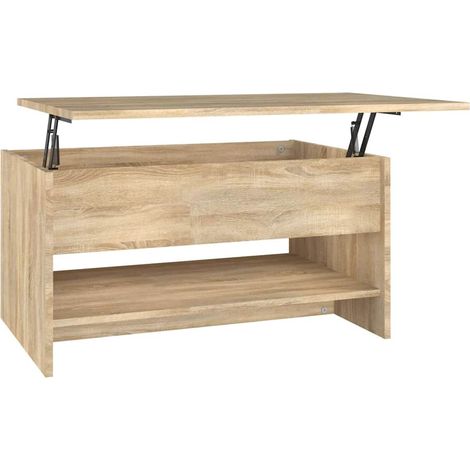Maison Exclusive - Mesa de centro madera contrachapada roble Sono (1/5)