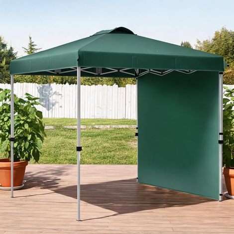Store banne verde en tecido Oxford aço 247 x 247 x 268 cm (1/5)