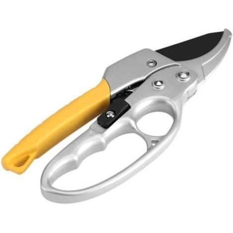 ALLIANDISSecateur de Jardin Professionnel Sécateur de Jardin Lame Franche en Acier et Titane avec Poignée Ergonomique Ciseaux (1/4)
