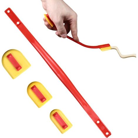 Outil de Lissage de Mastic Outils De Finition Des Joints De Carrelage,Grattoir à Joint Détachable,pour Maison, Salle de Bain, Cuisine, Installateurs, Bricoleurs, Carreleurs, Évier, Plinthe, Terras (1/5)