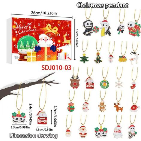 New Creative Christmas Series Blind Box Christmas 24-Day Calendar Box Cartoon Snowman Surprise Box - SDJ010—03 -