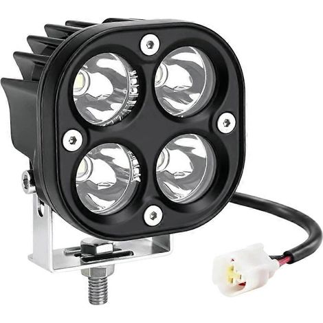 Scheinwerfer für Yozma 10 Dirtbike/Pitbike, Flutlicht, 20W LED-Scheinwerfer 6000K Motorrad-Zusatzscheinwerfer JXLGV (1/5)