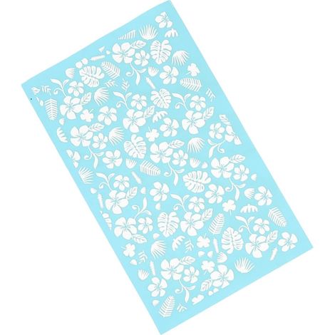 Pochoir en Polyester pour Pâte Polymère, Lavable et Réutilisable, pour Décoration de Fête et Projets DIY sur Bois (1/5)