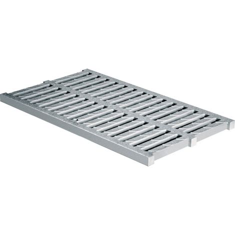 Grille légère pour regard rectangulaire 300 x 500 mm - Gris - Série 2000 - First Plast