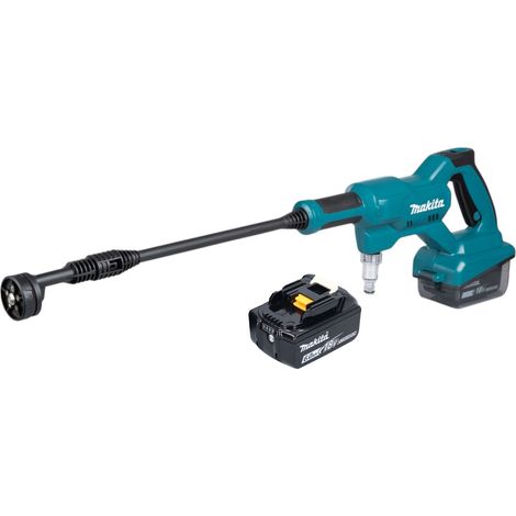 Makita DHW 180 G1 Akku Druckreiniger 18 V 24 bar + 1x Akku 6,0 Ah - ohne Ladegerät