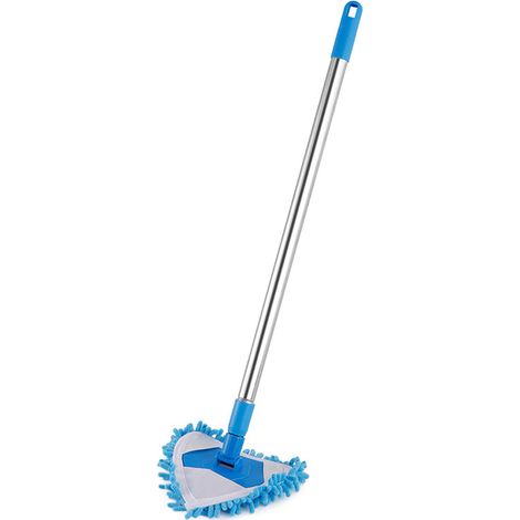 Cepillo para lavar coches, mango telescópico, microfibra de chenilla, limpiacristales, para SUV, camiones y autocaravanas. (1/5)