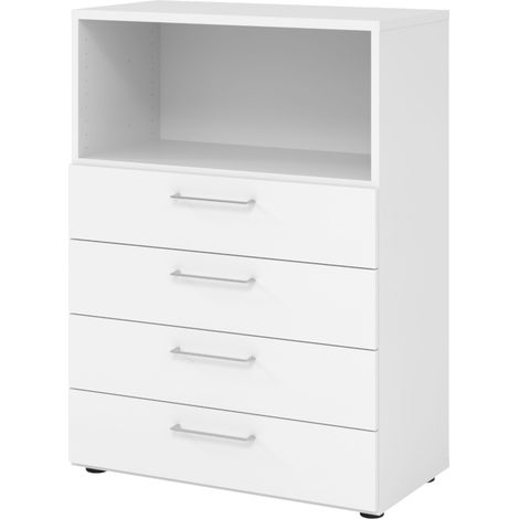 bümö smart Schubladen Kombi - 4 Schübe   Weiß (1/5)