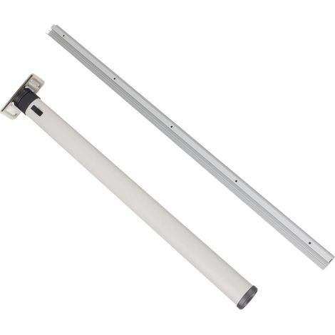 Pied de table pliable et détachable en alliage d'aluminium de 730 mm (28,7 pouces) pour camping-car, caravane, remorque, caravane, fixation murale. (1/5)