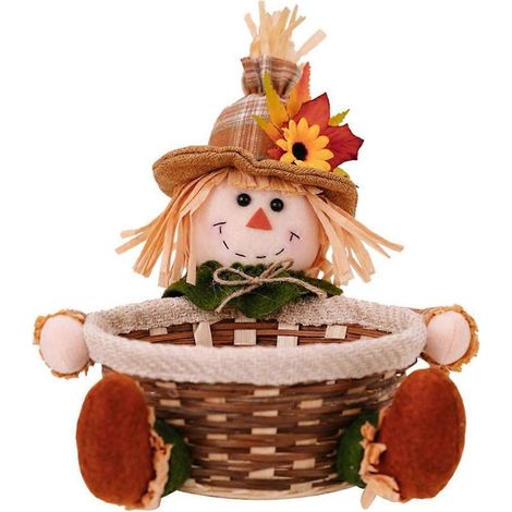 Poupée de saison des récoltes, panier de bonbons, panier de fruits, poupée mignonne BAs présentée (1/5)